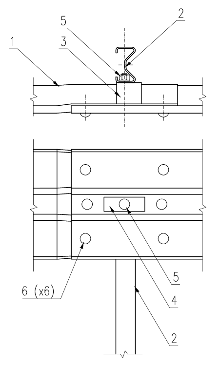 N2W3A ze słupem co 2mb