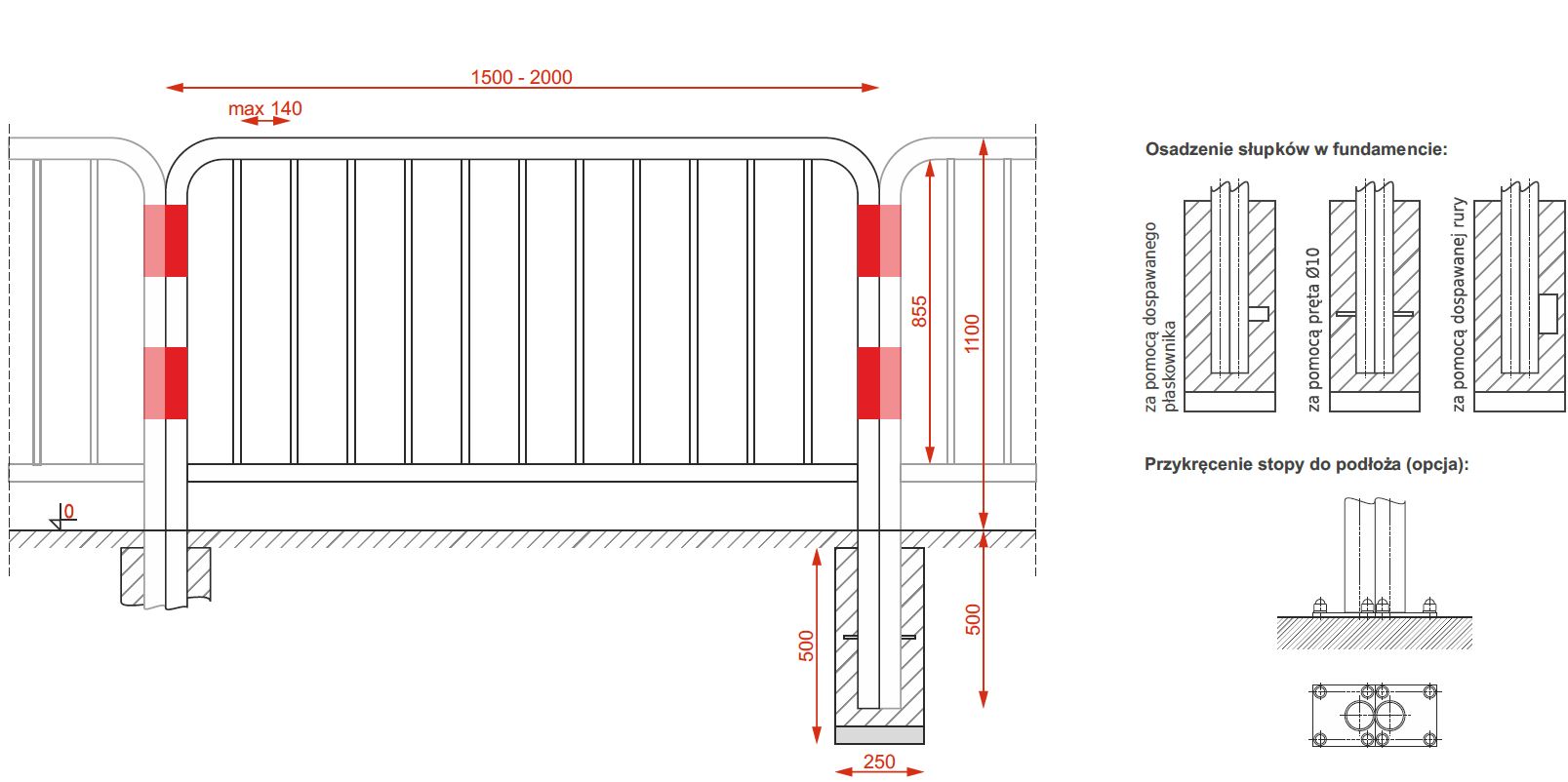 Bariera U-11A szczeblinowa - obrazek 4