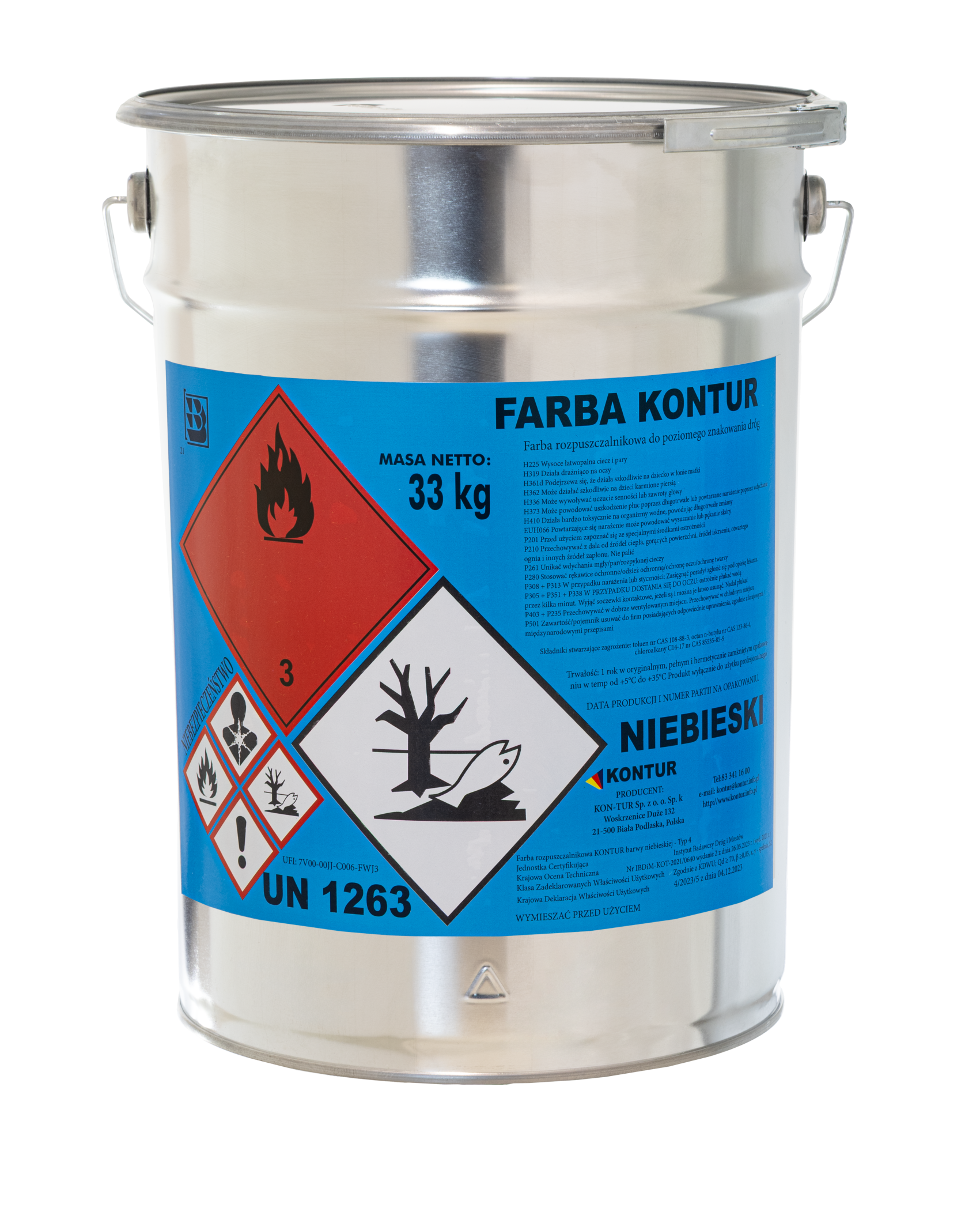 FARBY KOLOROWE KONTUR akrylowe rozpuszczalnikowe